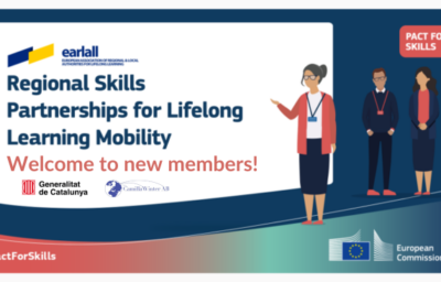 Catalonia and Camilla Winter AB join the Pact for Skills Regional Skills Partnerships for Lifelong Learning Mobility