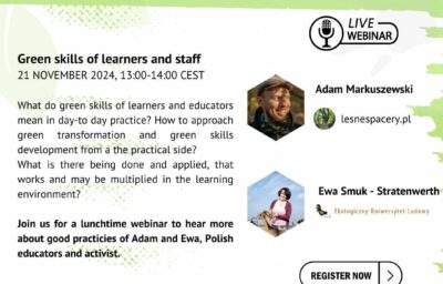 Second SMALEI Webinar: Green Skills for Trainers and Staff